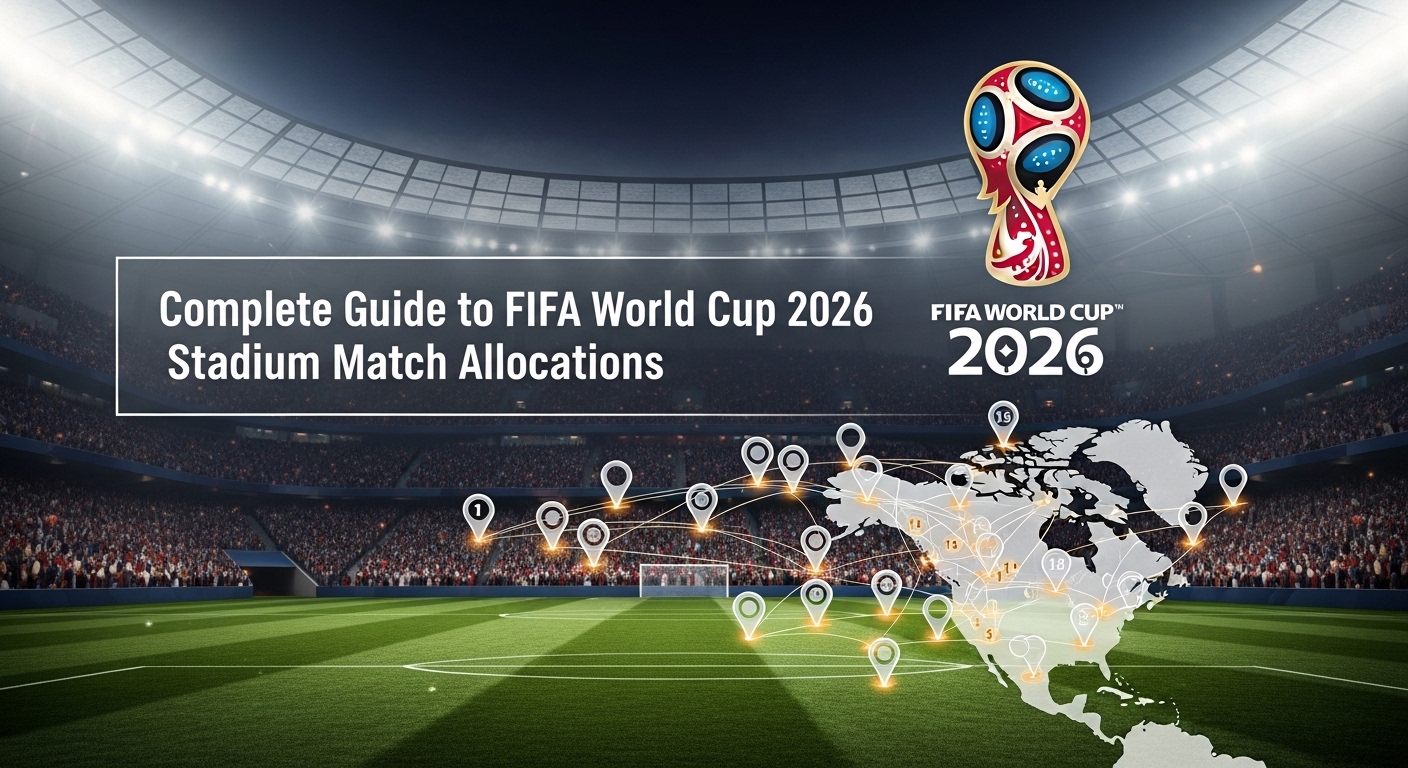 Complete guide to FIFA World Cup 2026 stadium match allocations