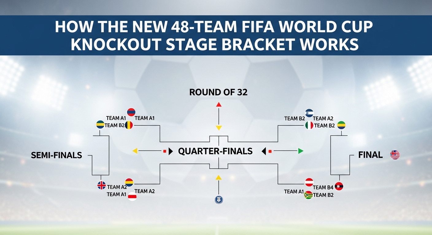 How the new 48-team FIFA World Cup knockout stage bracket works